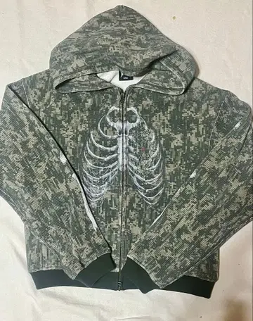 NOREMID 더블 지퍼 후드티 스티커 포함