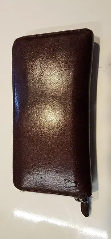 [ coen ] 다크 브라운 가죽 장지갑