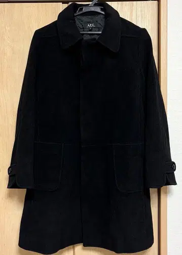 A.P.C. 아페쎄 울 코트 38 블랙