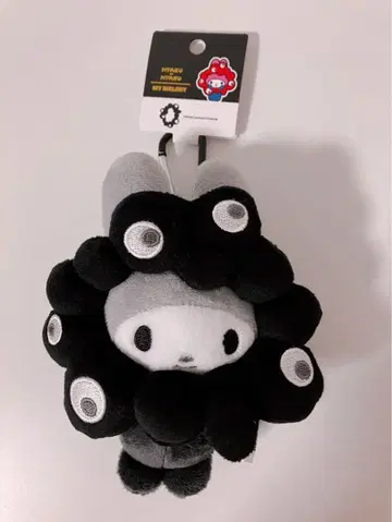 간사이 만박 블랙 미야쿠미야쿠 봉제 인형 블랙 마이멜로디 카라비너 포함