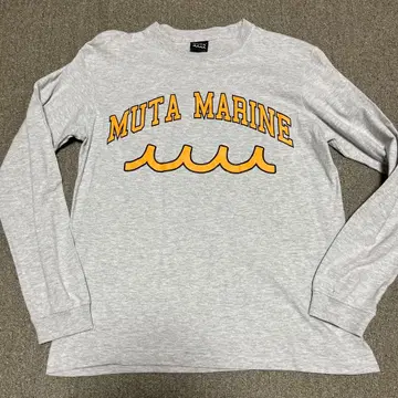 무타 마린 ACANTHUS 긴팔 티셔츠 롱 T 그레이