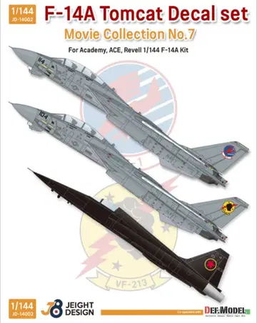 탑건 1/144 F-14 & MiG-28 데칼 세트