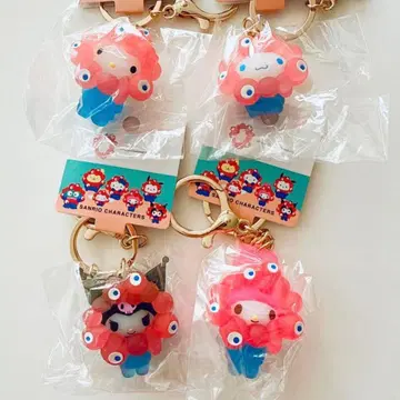 산리오 미야쿠미야쿠 클리어 4개 키티 마이멜로디 쿠로미 시나모롤