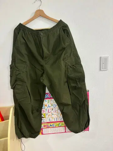 카고 팬츠 올리브 그린 L 사이즈