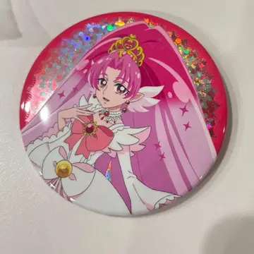 Go! 프린세스 프리큐어 홀로그램 캔뱃지 큐어 스칼렛