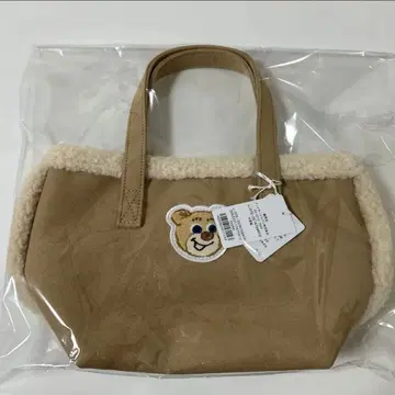 러브러리 바이 페이러 올드 테디 와펜 보아 토트백 베이지