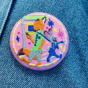 디즈니 주토피아 Disney 자수 캔뱃지 자수 캔뱃지 2