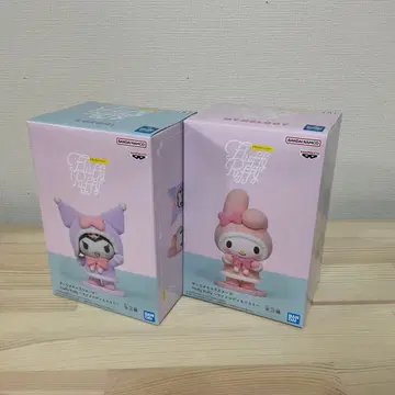 산리오 캐릭터즈 Fluffy Puffy ~마이멜로디 & 쿠로미~ 새상품급