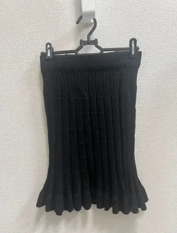 니트 스커트 블랙 겨울