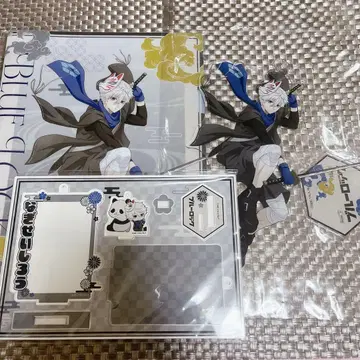 블루 록 NINJA STYLE 클리어 파일 빅 아크릴 스탠드 나기