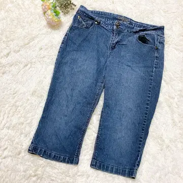 즉시 구매 OK 레어 Duplex 빅 사이즈 데님 팬츠 자수 16W