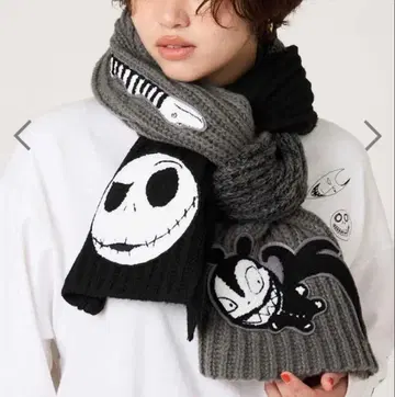 그라니프 나이트메어 비포어 크리스마스 니트 머플러