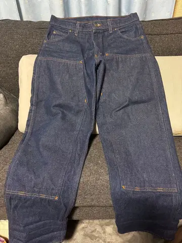 프리즌 블루스 더블니 워크 청바지