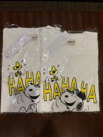 지바 롯데 마린스 스누피 T셔츠 2장 세트 M L 사이즈