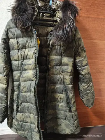 TATRAS 리버서블 카모 패턴 올리브 그린 다운 자켓