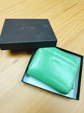 그린 접이식 지갑