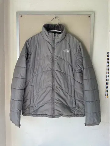 The North Face 그레이 다운 자켓