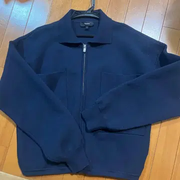Theory 네이비 집업 자켓 S