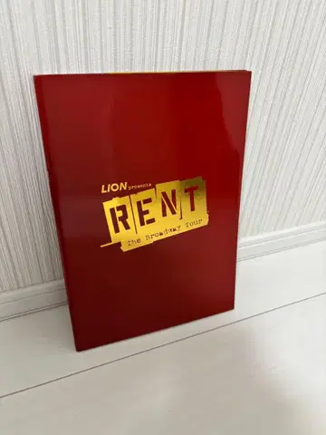 RENT The Broadway Tour 팜플렛
