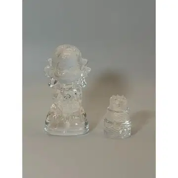 페코짱 크리스탈 피규어 3종 세트 박스 포함 후지야