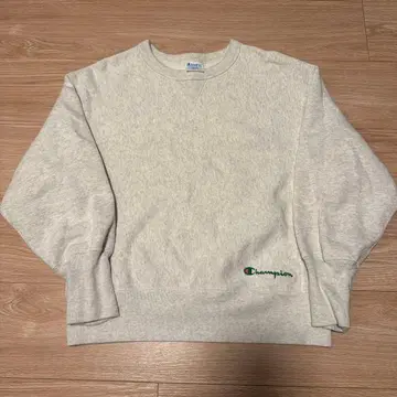 챔피온 챔피온 그레이 크루넥 트레이닝복