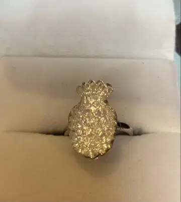 프랑스 빈티지 유리 반지