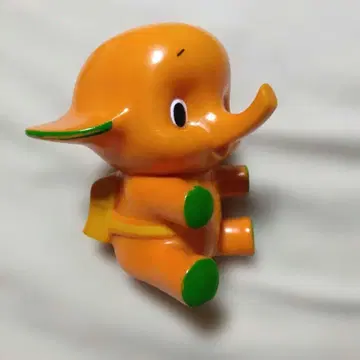 레어 사토짱 옐로우 컬러 란도셀 앉은 모습 소프트 비닐 당시 제품