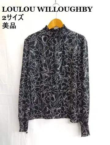 새상품급 LOULOU WILLOUGHBY /룰루 윌로비 긴팔 블라우스 2