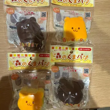 스퀴즈 달콤한 향기 포함 폭신폭신 숲의 곰빵 4개 세트 새상품 익명 배송