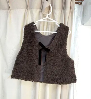 SamansaMos2 전후 2WAY 보아 자켓 다크 브라운