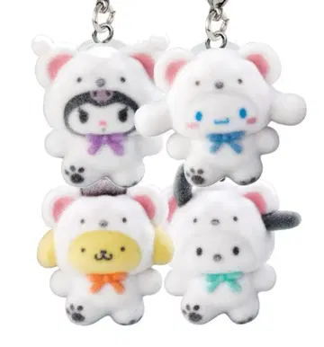 메지루시 액세서리 산리오 캐릭터즈 후와후와 스노우 가챠