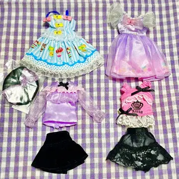 리카짱 의류 세트 타카라토미 새상품과 중고 네오 브라이스에도