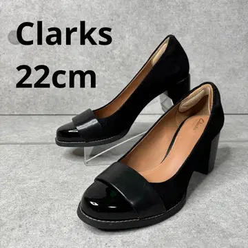 컨디션 최상 Clarks 클락스 블랙 하이힐 펌프스 가죽