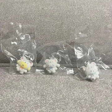 산리오 메지루시 액세서리 포근포근 스노우 3개 세트