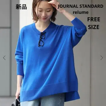 새상품 저널 스탠다드 BiellaYarn 와이드 크루넥 풀오버