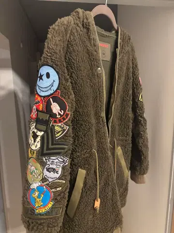 [초레어!] 핸드메이드 단 하나뿐! ONE MADE 플리스 자켓