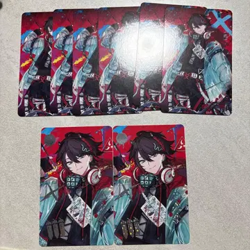 니지산지 사에구사 아키나 Stun Mode 포토 카드 8점