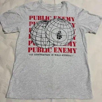 PUBLIC ENEMY 그래픽 T셔츠 XS