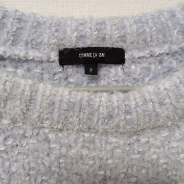 COMME CA ISM 믹스 라메모 니트 긴팔 니트 색스