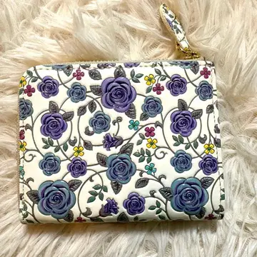 지갑 아사쿠사 문고 장미 퍼플