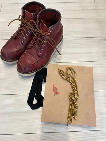 8131 US10 28cm 레드윙 정품 가죽끈 포함