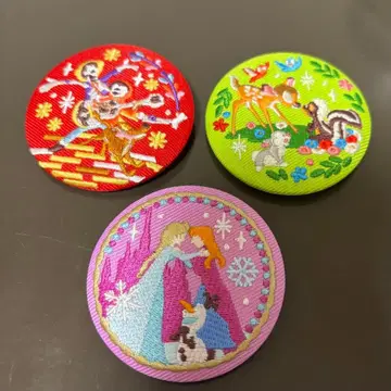 디즈니 캔뱃지 자수 겨울왕국 밤비 리멤버 미