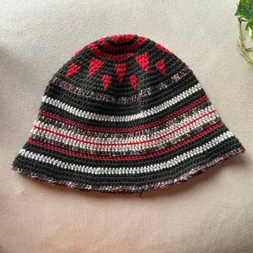 [ No.38 ] 태양 마크 버킷햇 핸드메이드 한정판