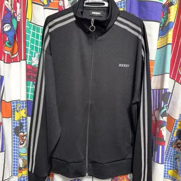 NERDY 블랙 집업 자켓 S