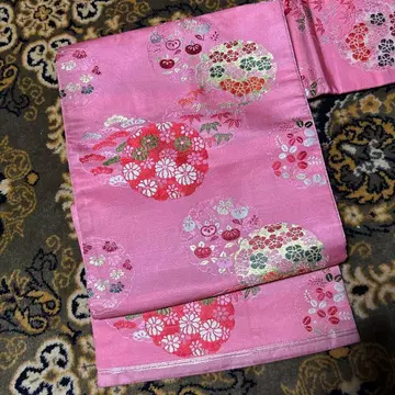 나고야 오비 순수 실크 앤티크 여성용