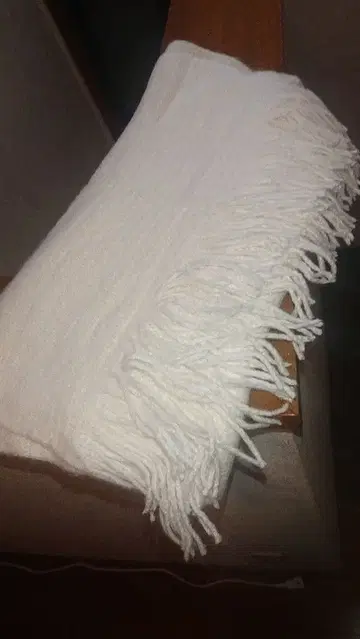 손뜨개질풍 울 스톨