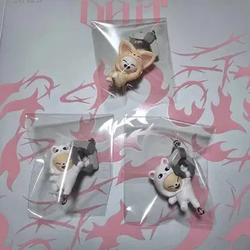 straykids skzoo 지니레트 집게로 집어 연결한 솜뭉치