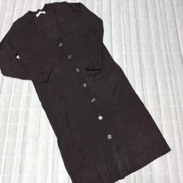 미사용 nano UNIVERSE 리브 롱 가디건