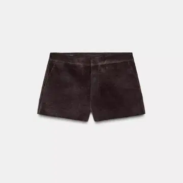 벨벳 숏팬츠 브라운