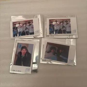 수학여행에서 사이 안 좋은 그룹에 들어갔습니다 폴라로이드풍 트레이딩 카드